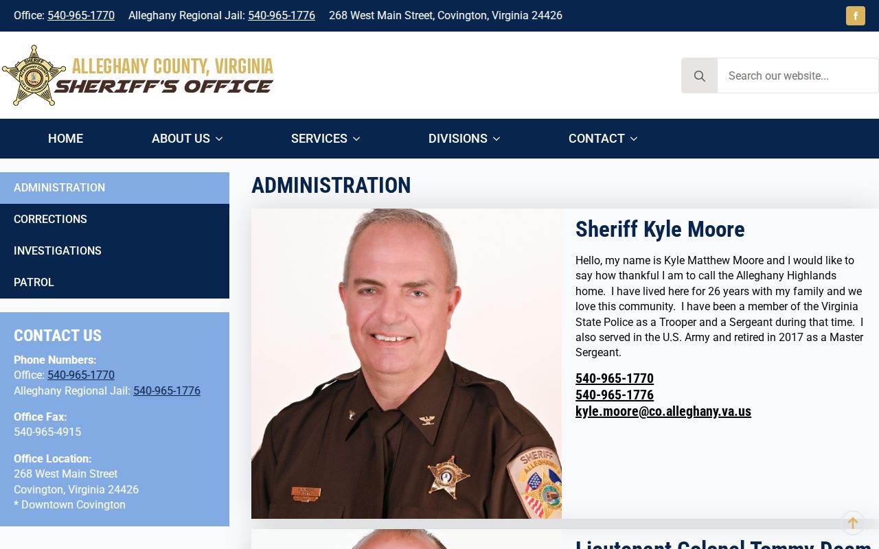 Alleghany County sheriff records roles for released booking photos